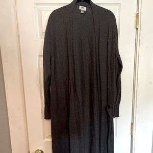 Dark Grey Duster Sweater